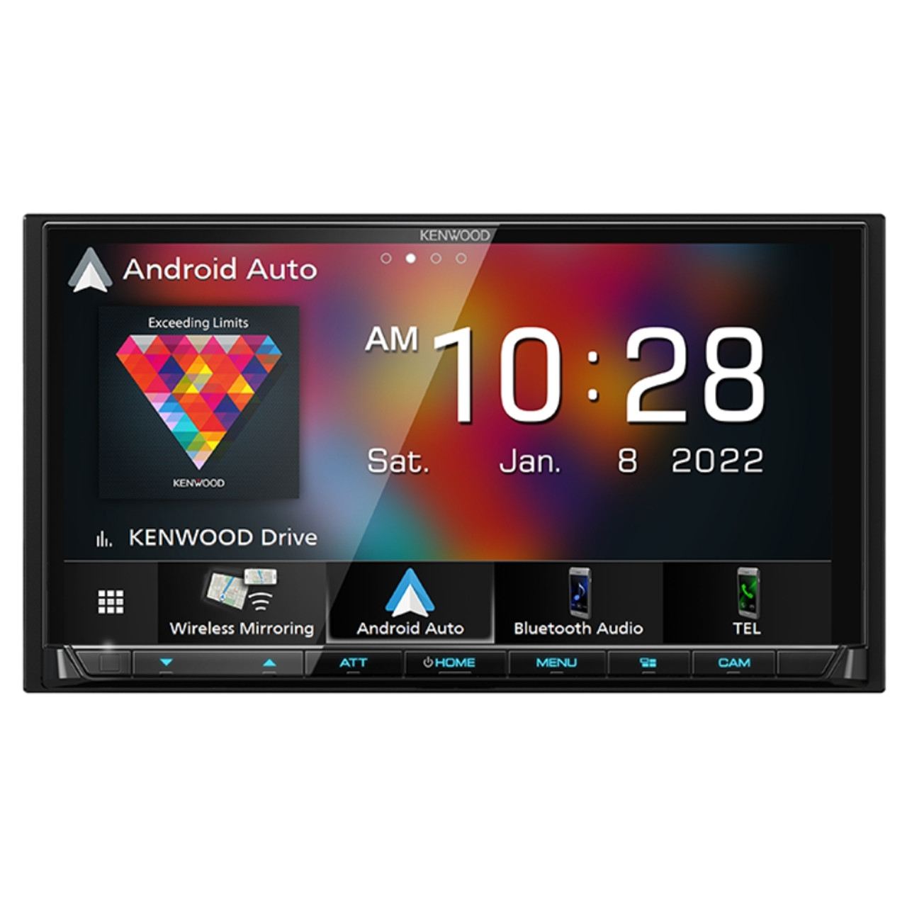 Desfiladero muestra siete y media Kenwood DMX9708S 6.95" Digital Multimedia Receiver w/ Apple CarPlay/Android  Auto