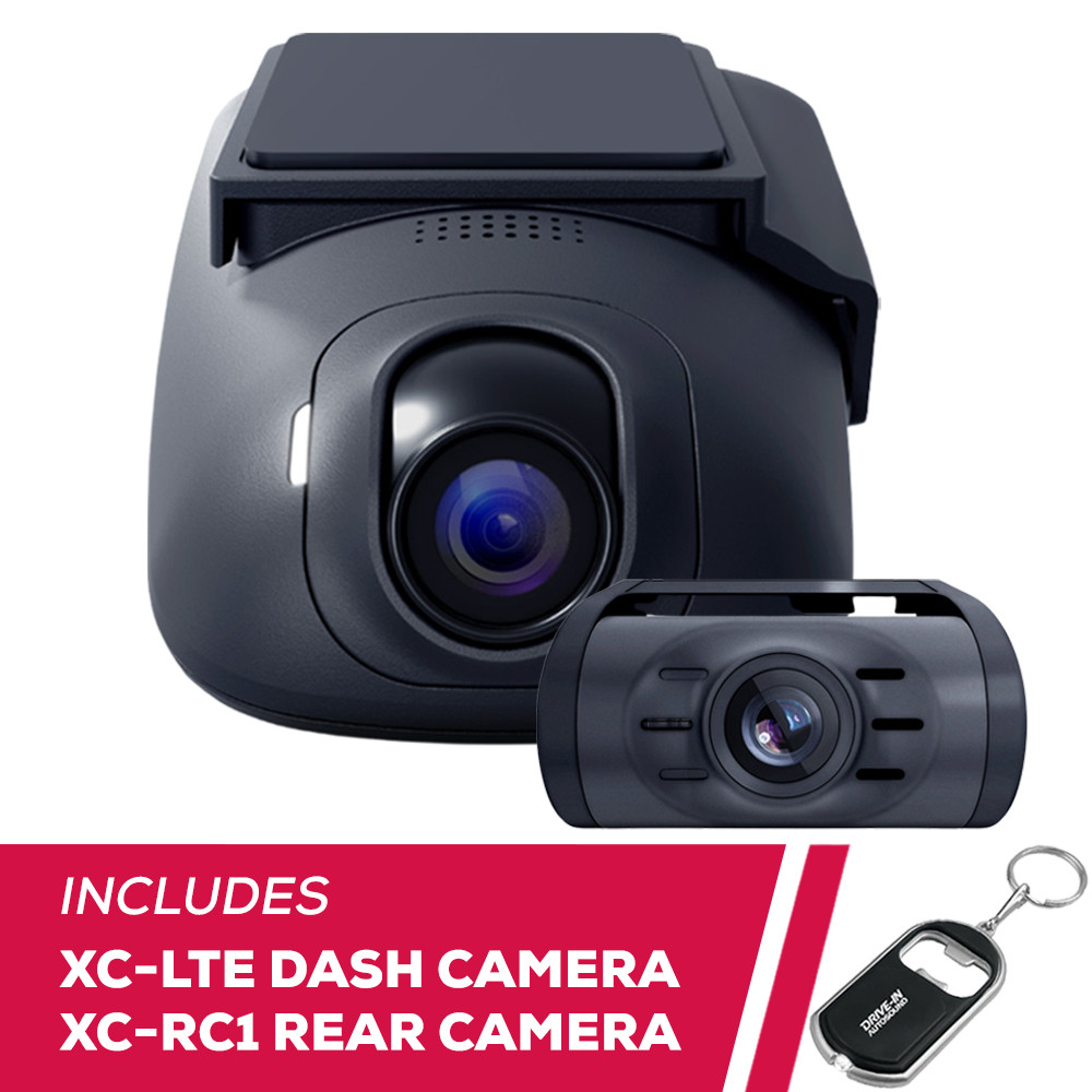 DroneMobile XC-LTE High-Resolution (1440p) XC Dash Camera w/ XC-RC1 ...
