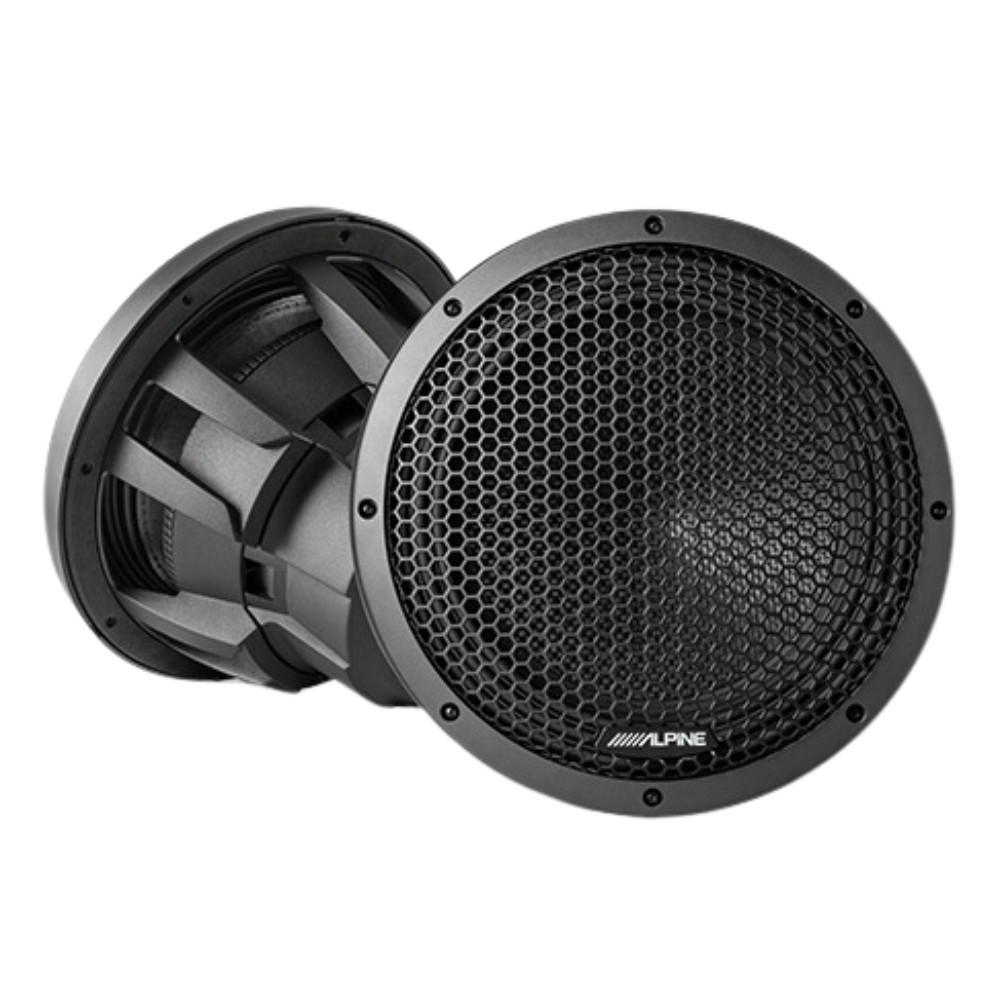 Subwoofer 12 Inch Alpine SWA-12S4 1-Way Car Subwoofer For