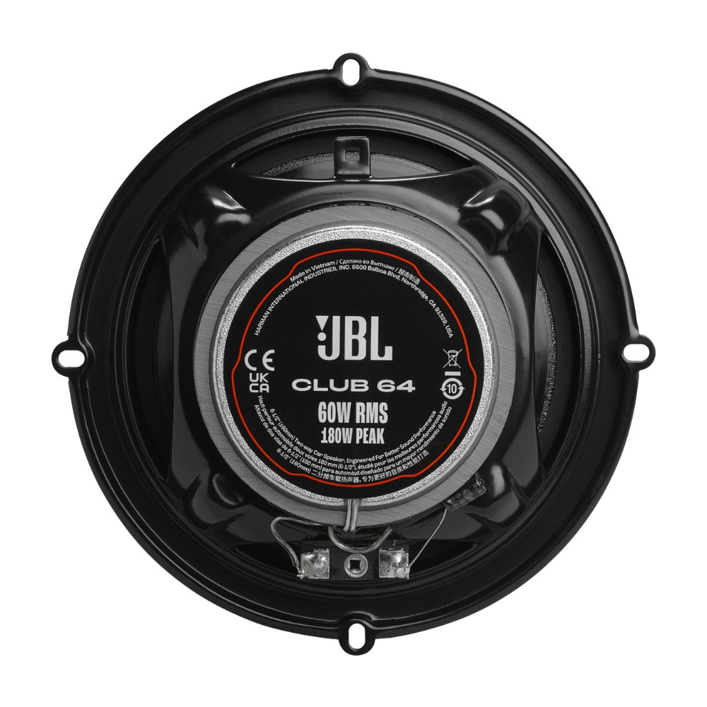 JBL 2-Pack JBLSPKCB64 2-Way Car Speakers SUBBP12AM Powered