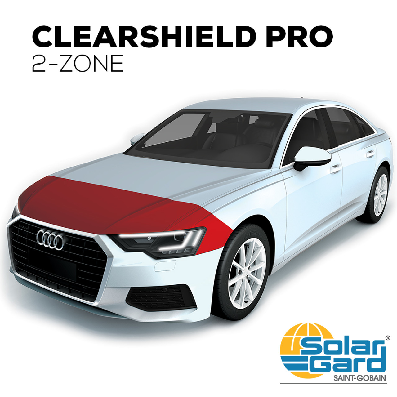2-Zone Clear Bra Pro - Clearshield Pro Paint Protection by Solar Gard
