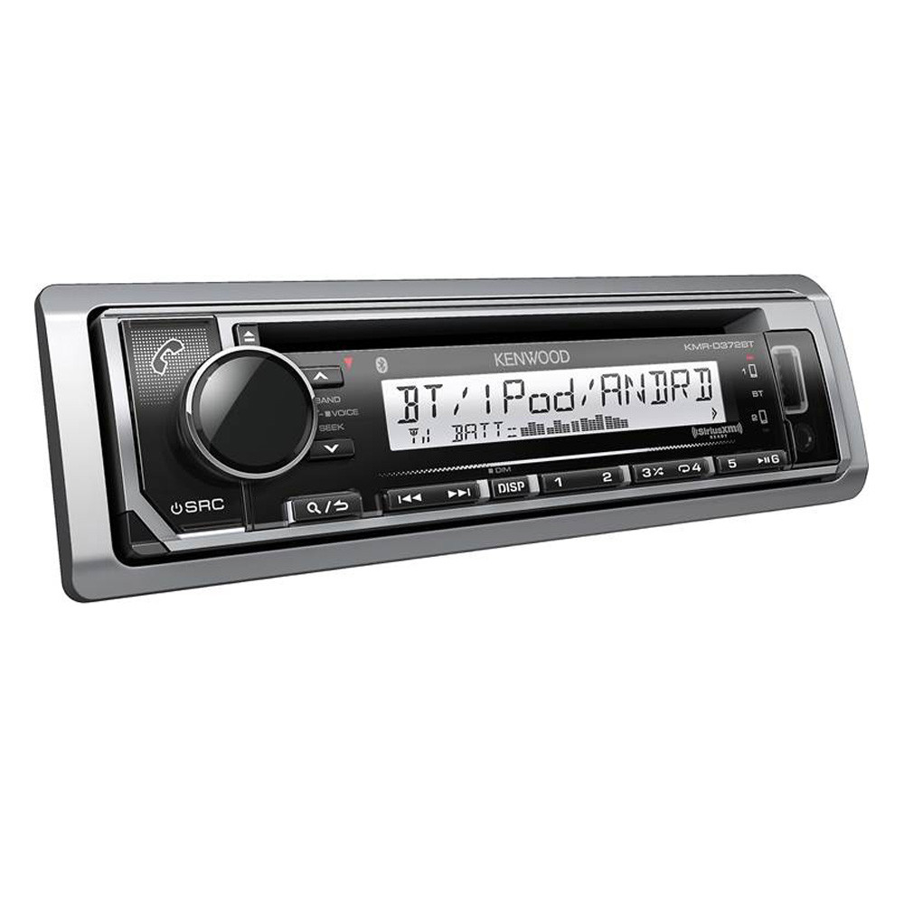 RFRB Kenwood KMR-D372BT Single DIN Marine CD receiver with Built-In  Bluetooth