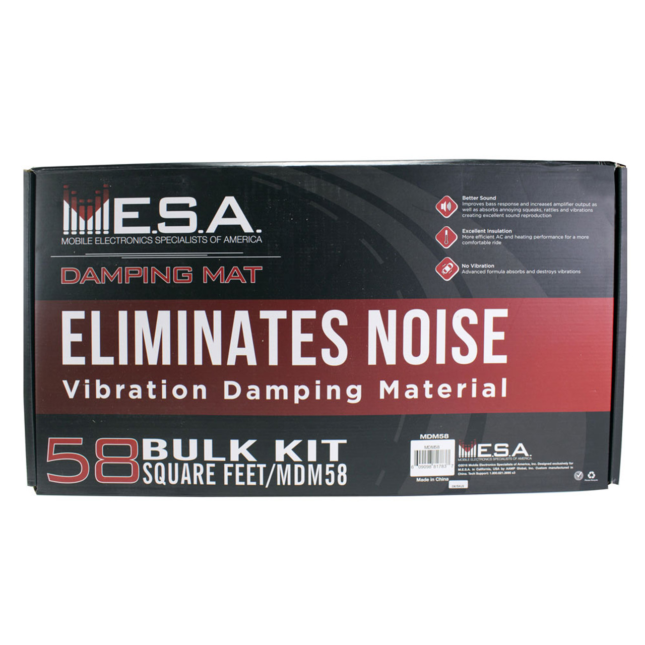 Mesa Mdm36 Sound Dampening Bulk Kit For Car Audio Vibration Deadener