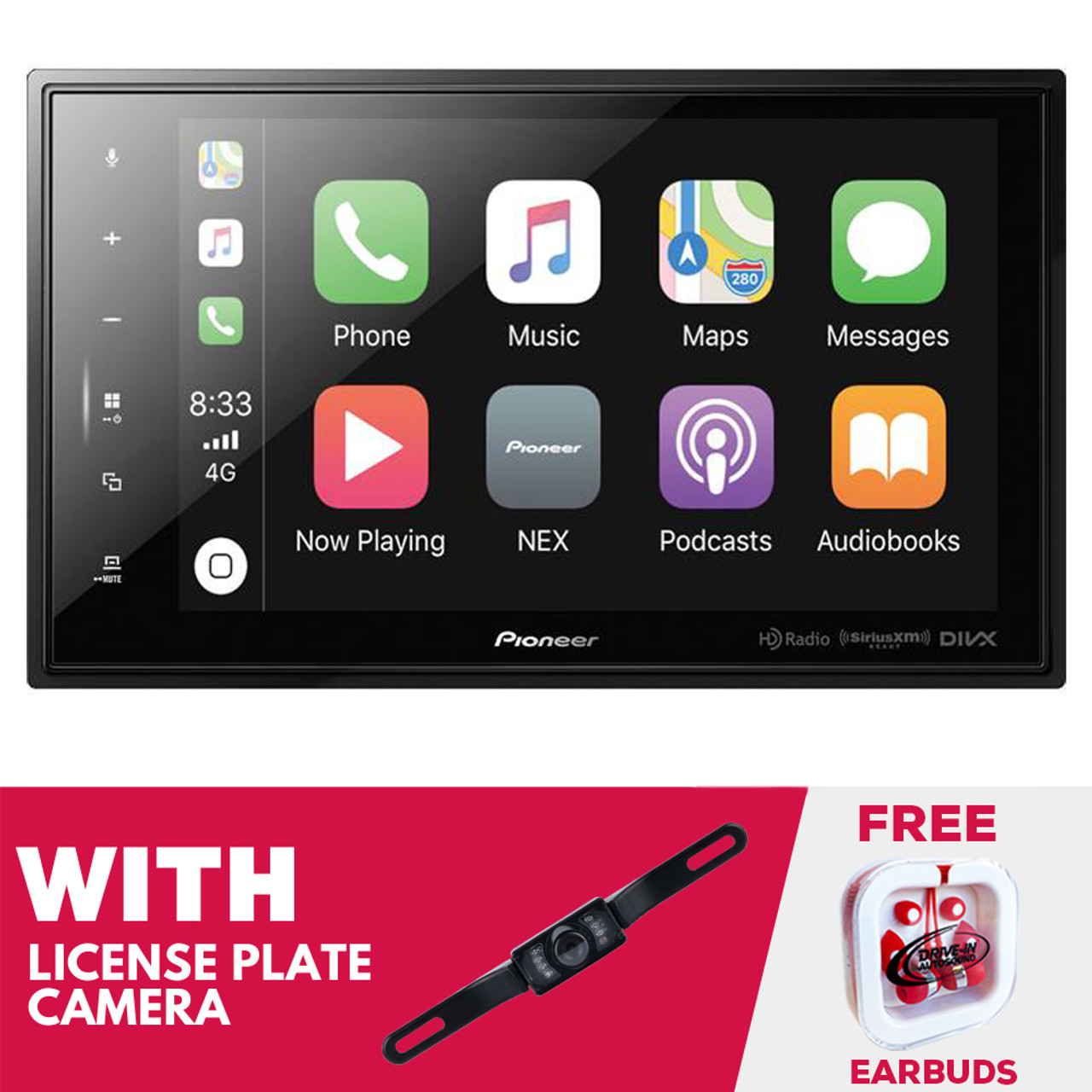 Pioneer DMHC5500NEX 8" Modular Mechless Digital Media Receiver and