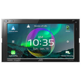 JVC KW-M875BW 6.8" Multimedia w/ Apple CarPlay & License Plate Camera