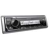 Kenwood KMR-M332BT Marine Digital Media Receiver and KFC-1673MRBL 6.5" Speakers