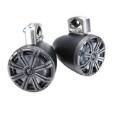 Kicker 2-Pack 45KMTC8 8" Tower Speakers, 48PXA4004 Amp and Amp Wiring Kit