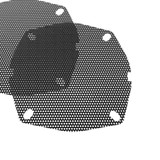 Kenwood Excelon CA-GRL98SG Motorcycle Speaker Grilles for 1998-13 Street Glides