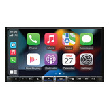 Alpine ILX-507 7"" Multimedia Receiver with PWE-S8 8"" Compact Powered Subwoofer