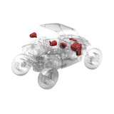 Rockford Fosgate RZR14RC-STG4 Front Color Optix & Rear Speaker & Subwoofer Kits