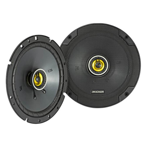 Kicker 46CSC674 CS Series 6.75" 2-Way Coaxial Car Speakers with 300W Peak Power