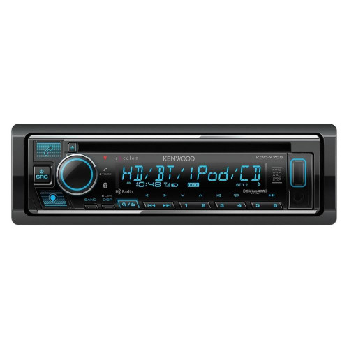 Kenwood Excelon KDC-X705 Single-DIN CD with Bluetooth and Amazon Alexa