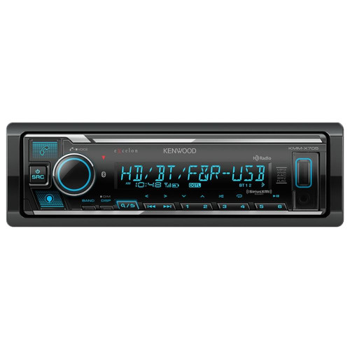 Kenwood KMM-X705 Single DIN Digital Media w/ Bluetooth and Amazon Alexa