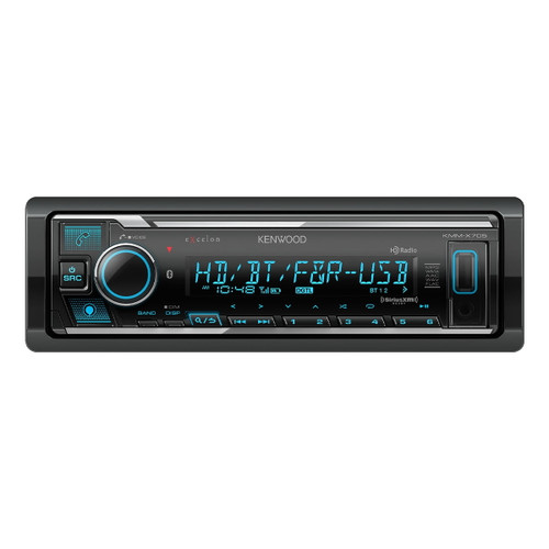 Kenwood KMM-X705 Single DIN Digital Media w/ Bluetooth and Amazon Alexa