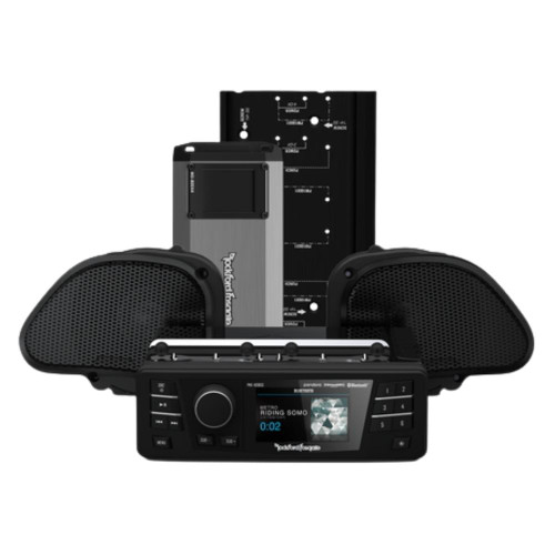 Rockford Fosgate HD9813RG-PMX-STG2 PMX Stage 2 Kit For 98-13 Harley Road Glide