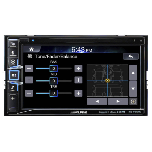 Used Alpine INE-W970HD 6.5" Navigation with built-in GPS navigation