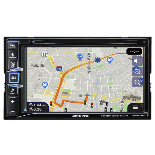 Used Alpine INE-W970HD 6.5" Navigation with built-in GPS navigation