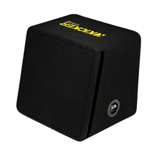 Kicker 44VCWC122 Ported Enclosure w/ 46CXA8001T Amplifier & 46CK8 Amplifier Kit