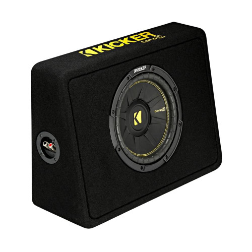 Kicker Pair of 44TCWC102 Ported Enclosure with One CompC 10 Inch Subwoofers