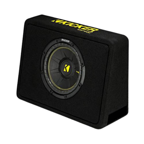 Kicker Pair of 44TCWC102 Ported Enclosure with One CompC 10 Inch Subwoofers