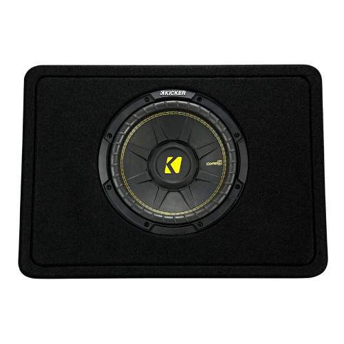 Kicker Pair of 44TCWC102 Ported Enclosure with One CompC 10 Inch Subwoofers