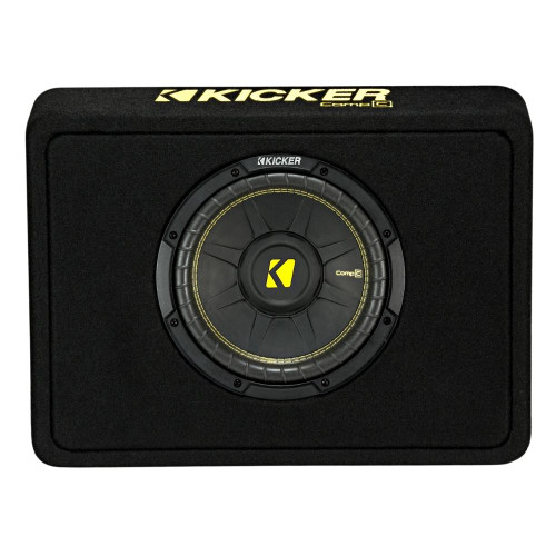 Kicker Pair of 44TCWC102 Ported Enclosure with One CompC 10 Inch Subwoofers