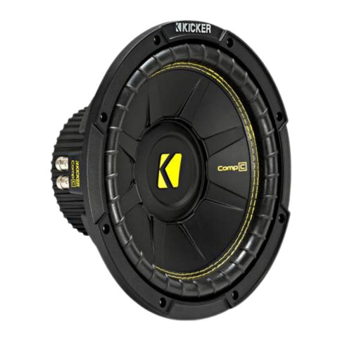 Kicker Pair of 44CWCD104 CompC Series 10" Subwoofer with Dual 4-Ohm Voice Coils