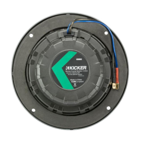 Kicker Pair of 45KM654 6.5" 2-Way Coaxial Marine Speakers & 195 Watts Peak Power