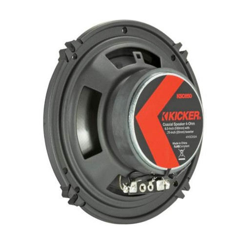 Kicker 47KSC6504 6.5" 2-Way Coaxial Speakers & 47KSC6804 6"x8" Coaxial Speakers