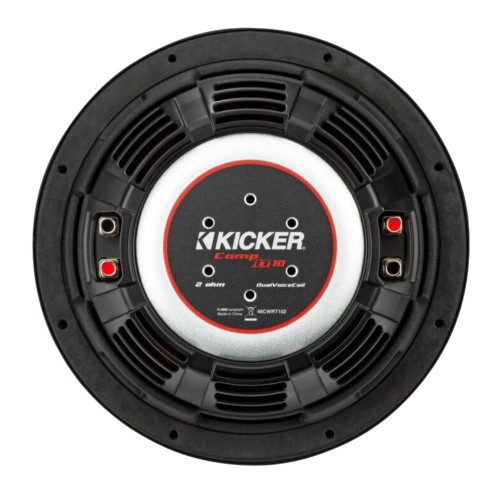 Kicker 48CWRT102 10" Subwoofer w/ 46CXA4001T Amp & 46CK8 Amp Kit & Enclosure