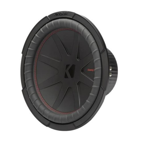 Kicker Pair of 48CWR124 CompR Series 12" Subwoofer with dual 4-ohm voice coils