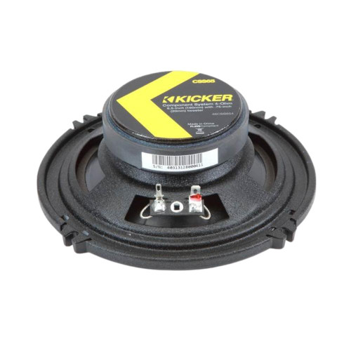 Kicker 46CSS654 CS Series 6.5" Component Speaker & 46CSC684 6x8" Coaxial Speaker