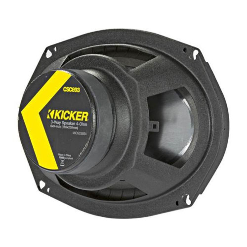 Kicker 2 Pairs Of 46CSC6934 6"x9" Speakers w/ 46CXA3604T Amp & 46CK8 Amp Kit