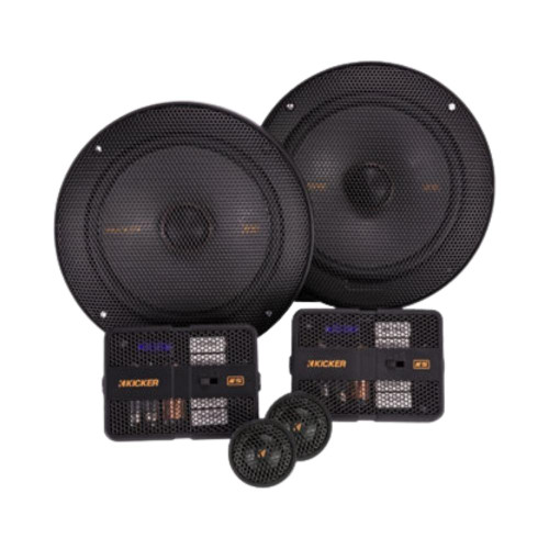 Kicker 48TRTP122 12" Sub Enclosure w/ 47KSS6504 Speakers & 47KSC6504 Speakers & 46CXA3604T Amp & 46CXA4001T Amp