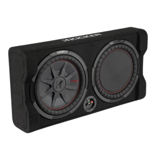 Kicker 48TRTP122 12" Sub Enclosure w/ 47KSC6504 Speakers & 47KSC6904 Speakers & 46CXA3604T Amp & 46CXA4001T Amp