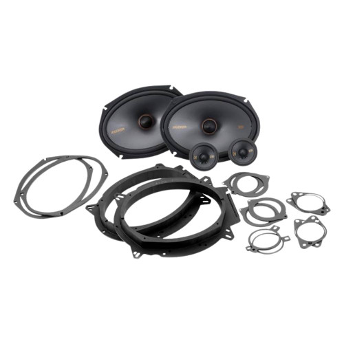 Kicker 48KSS269 6"x9" Component Speakers and 47KSC6904 6"x9" Coaxial Speakers