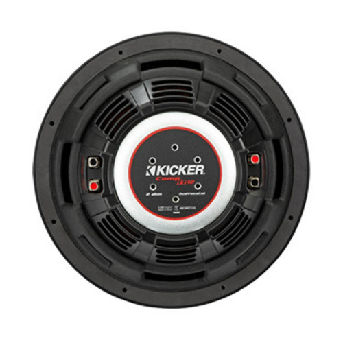 Kicker 48CWRT124 12" Subwoofer with 46CXA4001T Amplifier and 46CK8 Amplifier Kit