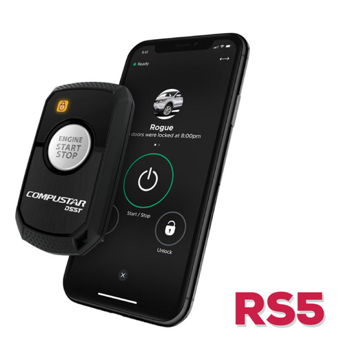 Compustar (RS5) RFX-2WR3-FM Pro R3 2-Way Remote Start with LTE DroneMobile Plan and Bypass-Standard Installation Included