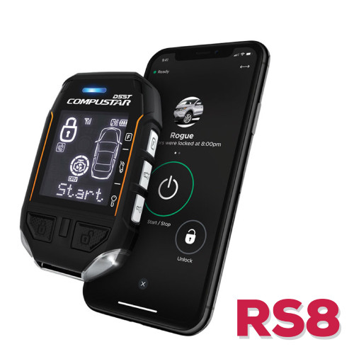 Compustar RFX-2WT12-SS Pro T12 Remote Start and Security System with Bypass and DroneMobile- Free Standard Installation Included