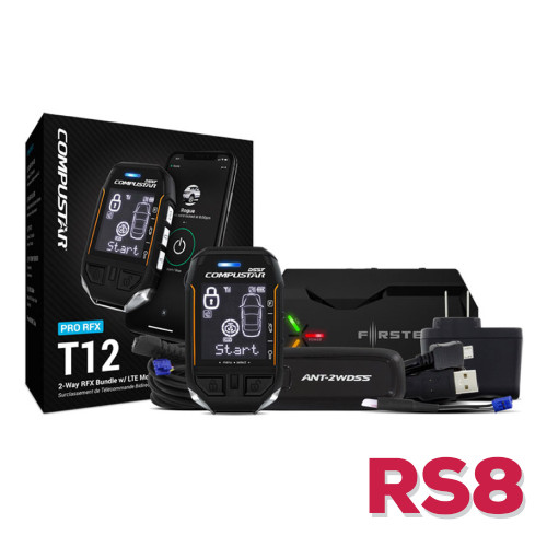 Compustar RFX-2WT12-SS Pro T12 Remote Start and Security System with Bypass and DroneMobile- Free Standard Installation Included