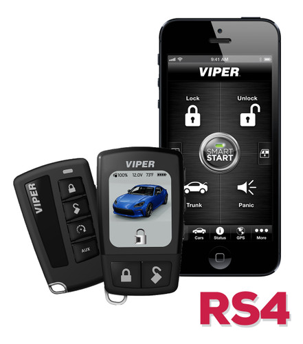 Viper (RS4) D9957V 2-Way, LCD Remote Start & VSM550 SmartStart Pro GPS Module -Standard Installation Included