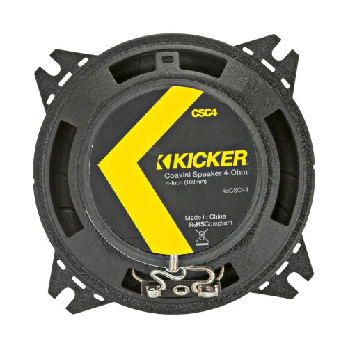 Kicker 46CSC44 CS Series 4" 2-Way Coaxial Car Speakers with 150 Watt Peak Power