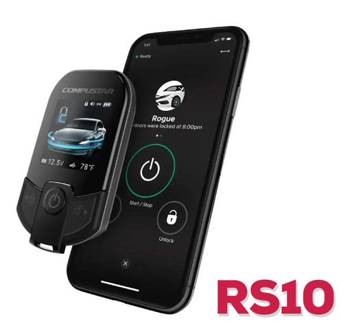 Compustar (RS10) RFX-P2WT13-SF 2-Way RFX Remote Start System with LTE Module-Standard Installation Included