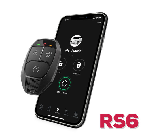 Compustar (RS6) 2-Way RFX Remote Start System with LTE Module -Standard Installation Included