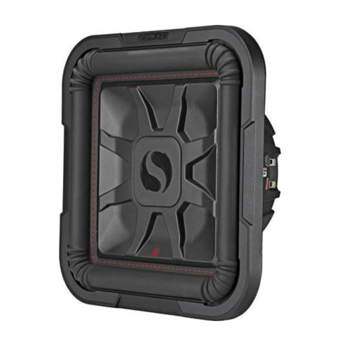 Kicker 46L7T124 Solo-Baric Shallow-Mount Dual 12 Inch 4-Ohm Component Subwoofer