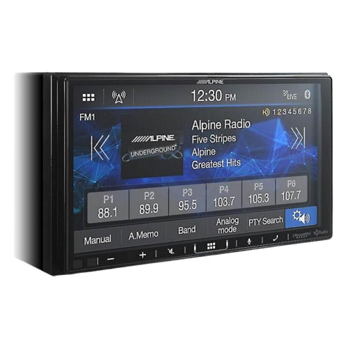 Alpine ILX-407 7" Multimedia and KTA-450 Amplifier and Back-Up Camera