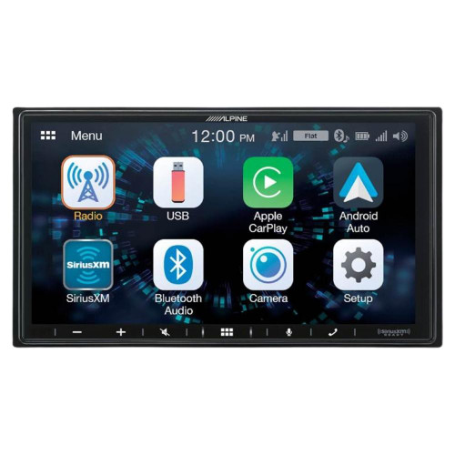 Alpine ILX-W650 7" Multimedia and KTA-450 Amplifier and Back-Up Camera