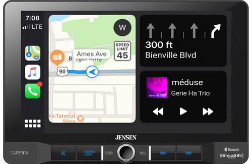 RFRB Jensen CAR910X 9" Digital Media with Backup Camera and SiriusXM Satellite Radio Aftermarket In-Dash    (Does Not Play CDs)