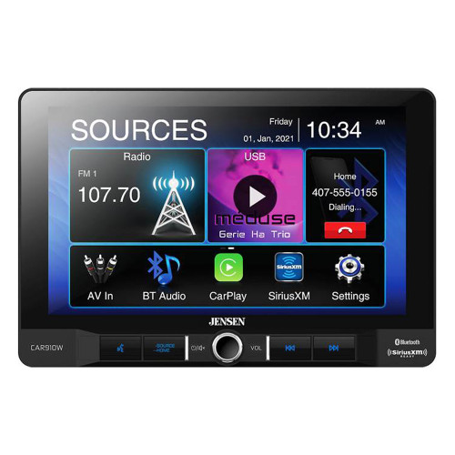 RFRB Jensen CAR910W 9" Multimedia (Does Not Play Discs) with Backup Camera