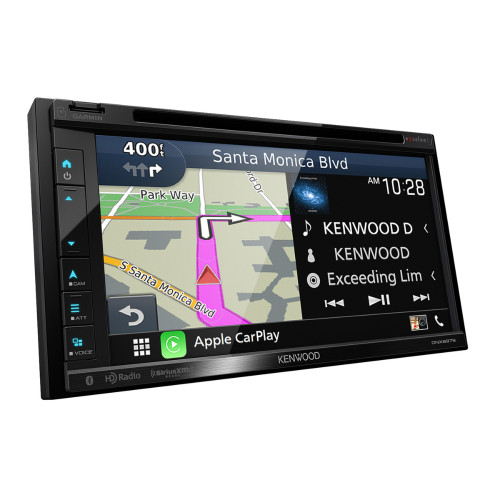 Kenwood DNX697S 6.8" Navigation DVD Receiver & CMOS230LP Universal Backup Camera